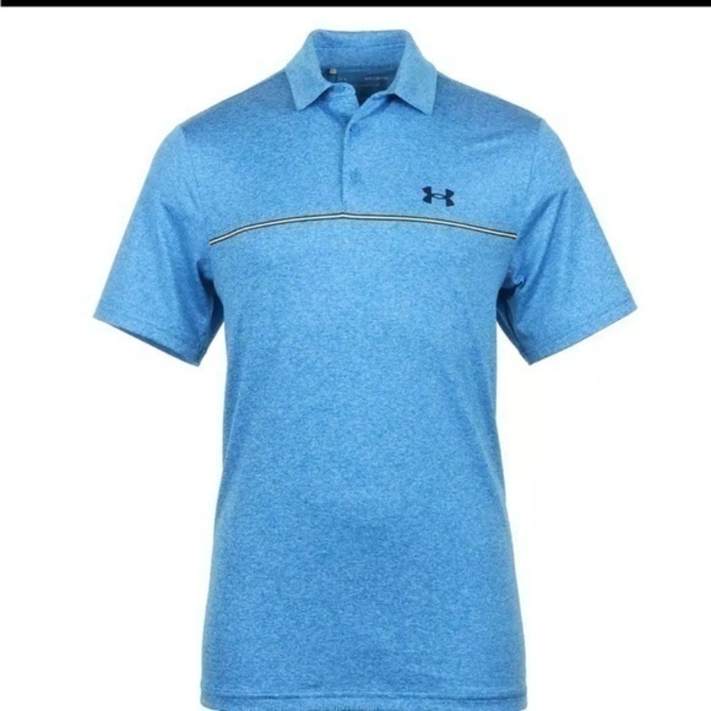New Blue UA UNDER ARMOUR MEN'S PLAYOFF 3.0 PERFORMANCE GOLF POLO